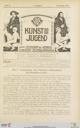 Heft IX (September 1907)