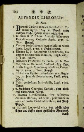 Appendix Librorum.