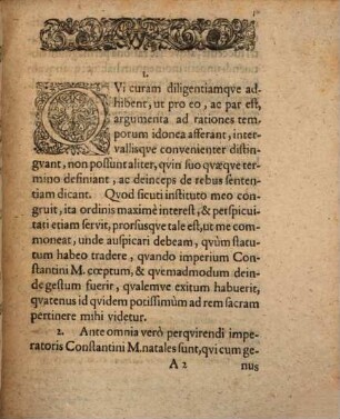 Tmemata, Qvibus Primi Christianorum Imperatoris antiqvitates illustrantur