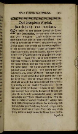Das dreyzehnte Capitel. Fortsetzung des vorigen.