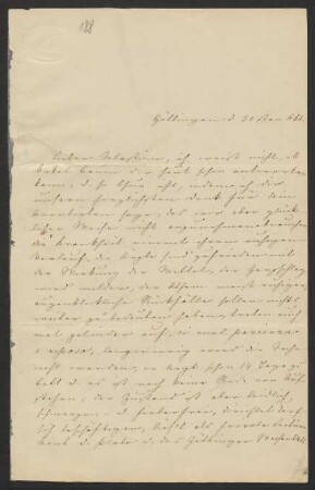 Brief an Sebastian Hensel : 30.10.1858