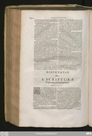 [II.] Disputatio De S. Scripturae Perspicuitate, & Interpretatione.
