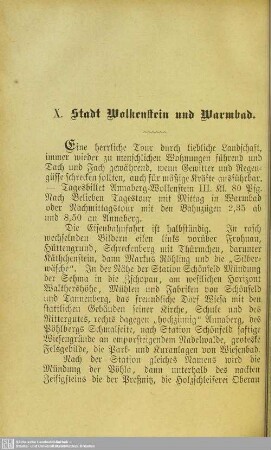 X. Stadt Wolkenstein und Warmbad