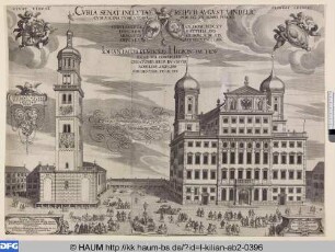 Augsburg, Rathaus und Perlach-Turm