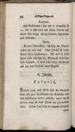 6. Idylle. Lykoris.