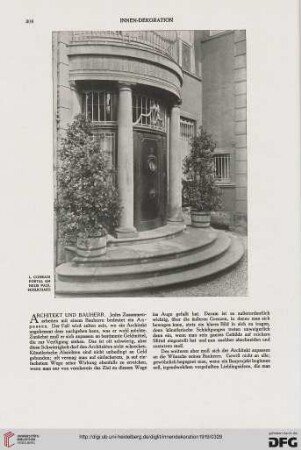 Architekt und Bauherr
