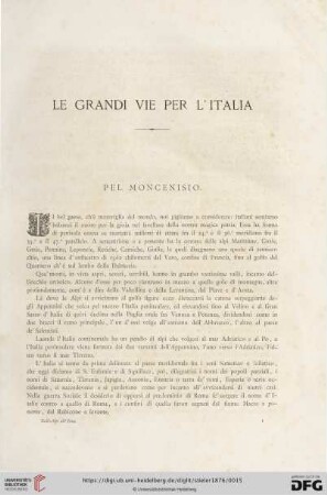 Libro primo: Dall'Alpi all'Arno