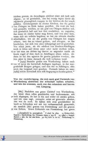 Von der rechtfertigung, die sich nach graf Christofs von Werdenberg absterben der erbschaft halben erhaben...