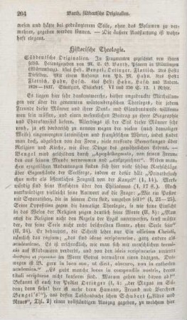 204-236 Historische Theologie
