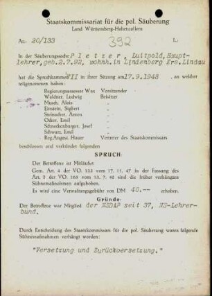Pletzer, Luitpold