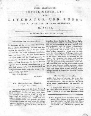 1808-07-30 : 32. Stück