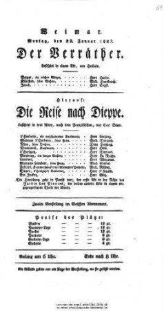 Die Reise nach Dieppe