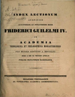 De Ciceronis oratione pro Murena : (Nørlefgen-Katalog)