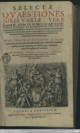 Quaestiones juris variae selectae