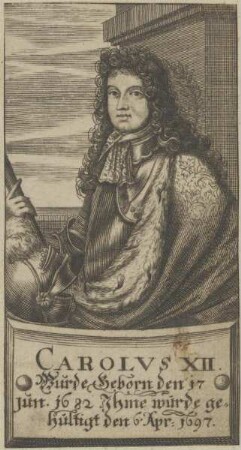 Bildnis von Carolvs XII., König von Schweden