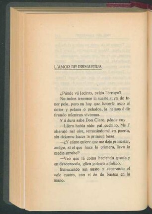 L'amor de primavera