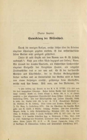 Viertes Kapitel. Entwickelung der Wissenschaft
