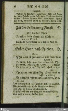 Fest der Erscheinung Christi