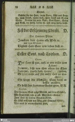 Fest der Erscheinung Christi