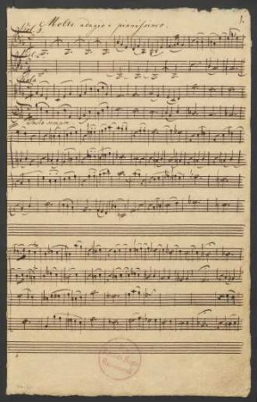 1. [Introduzione &] Rec[itativo] (S): Du Göttlicher