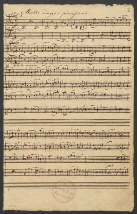 1. [Introduzione &] Rec[itativo] (S): Du Göttlicher