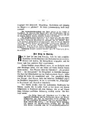 Der Sieg in Danzig