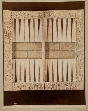 Rückseite eines Schachspiels der Renaissance (Burgund) aus der Sammlung Carrand, Museo Nazionale del Bargello, Florenz