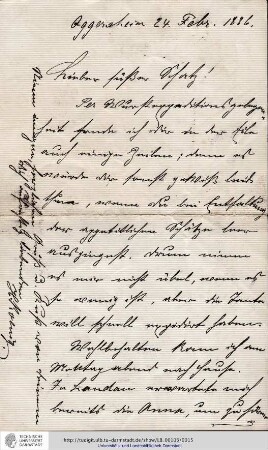 Brief vom 24.02.1886