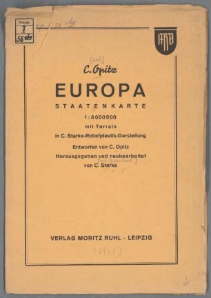 Europa : Staatenkarte