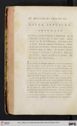 Livre septieme
