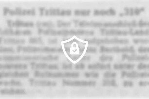 Polizei Trittau nur noch "310"