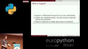 Python and Angular, a perfect match?