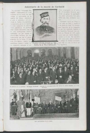 Aniversario de la muerte de Garibaldi