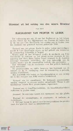 [...] Rijkskabinet van Prenten te Leiden