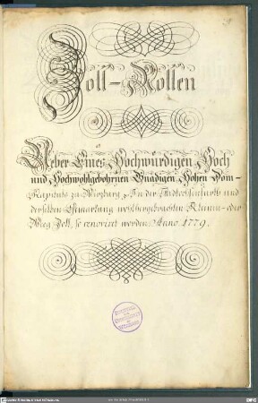 Zoll-Rollen Ochsenfurt