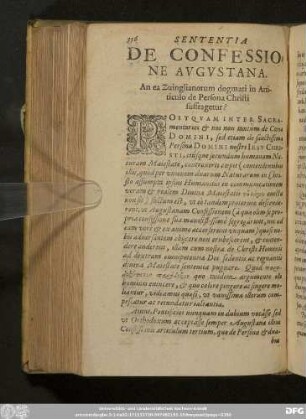 [Sententia Divi Lutheri.]