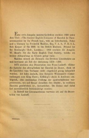 Über Sprache und Stil des altenglischen Lai Hauelok þe Dane