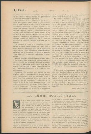 La libre Inglaterra
