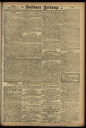 Zweite Ausgabe vom Montag, den 06. März 1916.