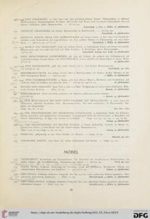 Möbel (Nr. 274-411)