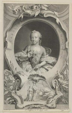 Bildnis der Carolina Prinsesse van Oranje