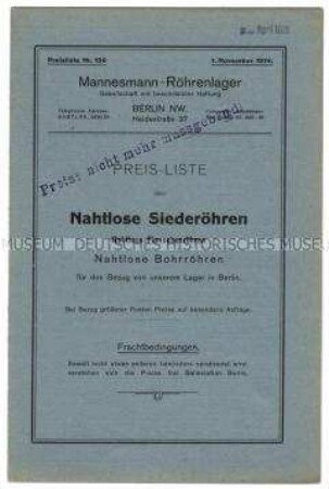 Nahtlose Flanschrohre