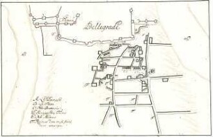 WHK 6 Ungarisch-Türkischer Krieg von 1683-1699 bis zum Frieden von Carlow: Angriffsanlagen vor der Festung Belgrad, 1688