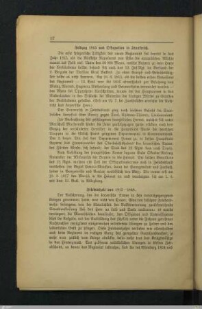 Feldzug 1815 und Okkupation in Frankreich