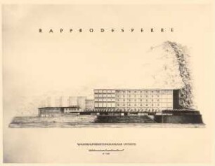 Rappbodetalsperre, Harz: Wasseraufbereitungsanlage Ostseite 1:200