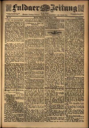 Ausgabe vom Montag, den 04. August 1902.