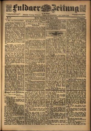 Ausgabe vom Montag, den 04. August 1902.
