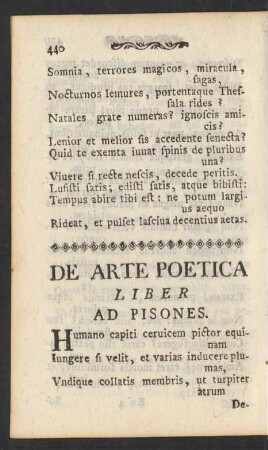 De Arte Poetica