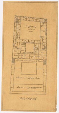 Haus der Freundschaft, Istanbul Vorprojekt 2: Grundriss 3. OG