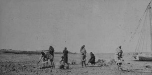 Personen am Ufer des Nils [Reise nach dem Sudan, Band 1]